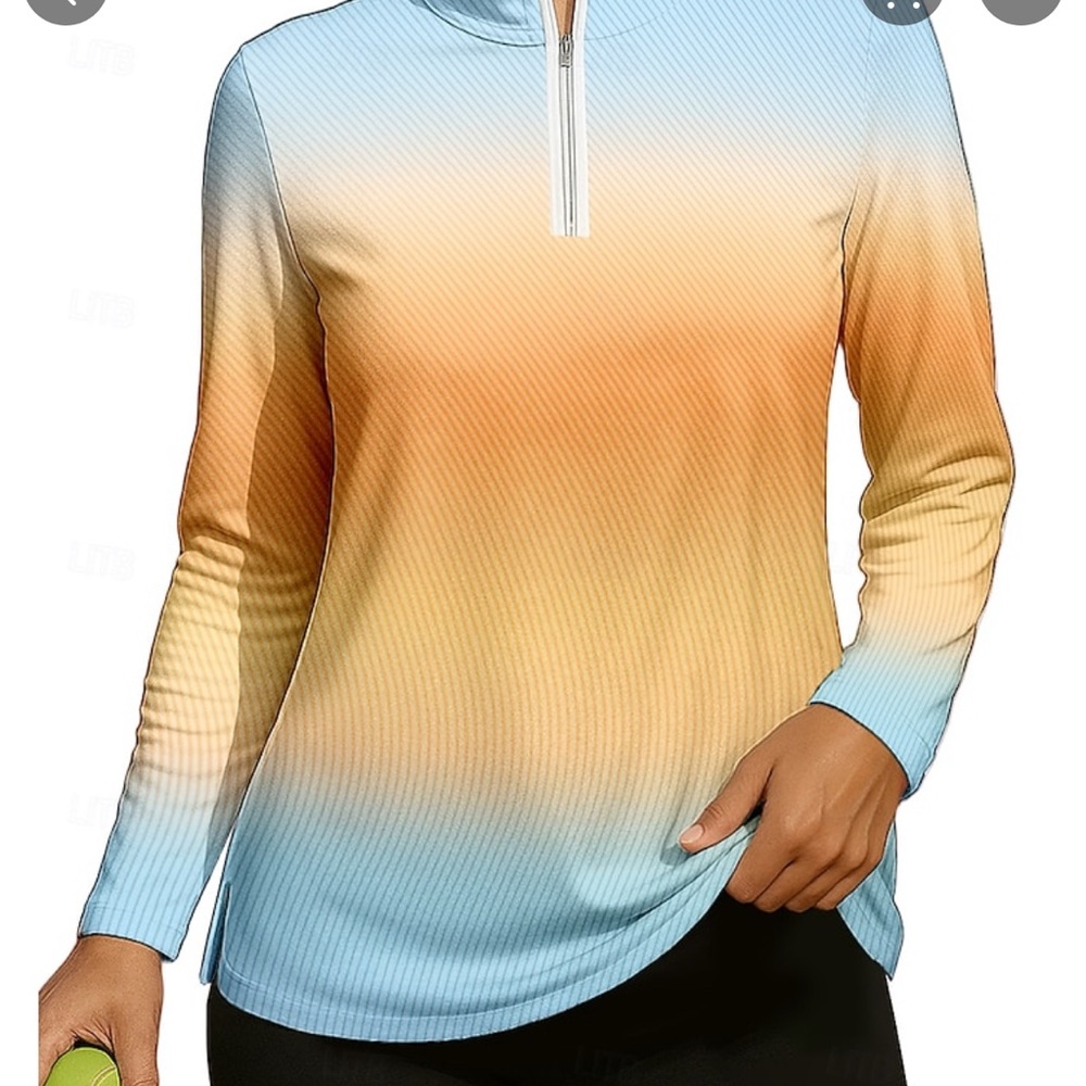 Long sleeve 1/4 zip top NWT Large